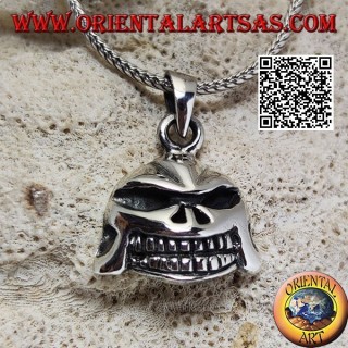 Ciondolo in argento teschio in stile Darth Vader di Star Wars