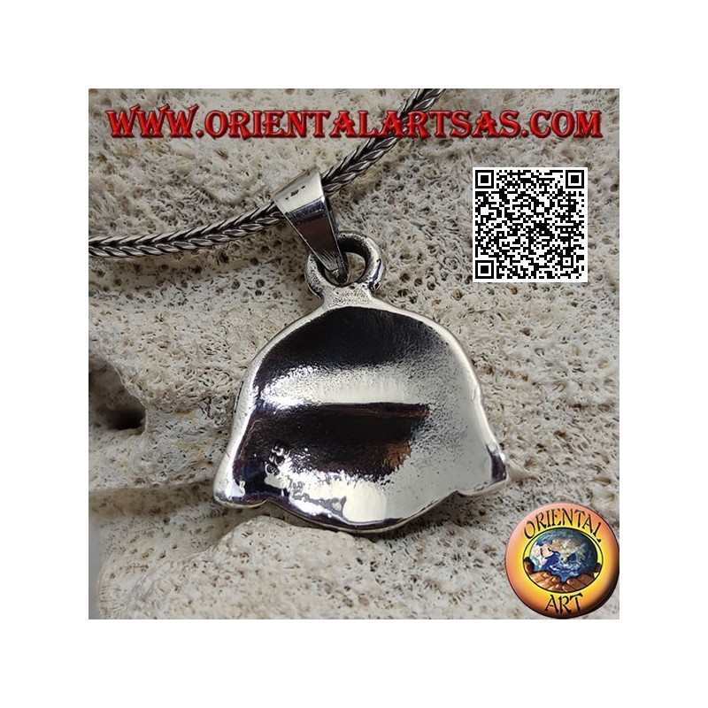 Pendentif tête de mort de style Star Wars Darth Vader en argent
