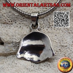 Pendentif tête de mort de style Star Wars Darth Vader en argent