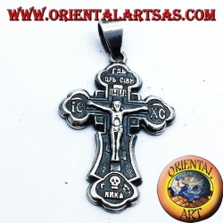 Orthodoxe Kreuz Anhänger in Silber