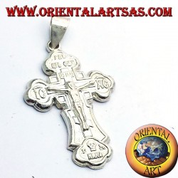 Orthodoxe Kreuz Anhänger in Silber