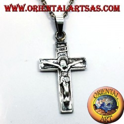 crucifix pendant, 925 silver