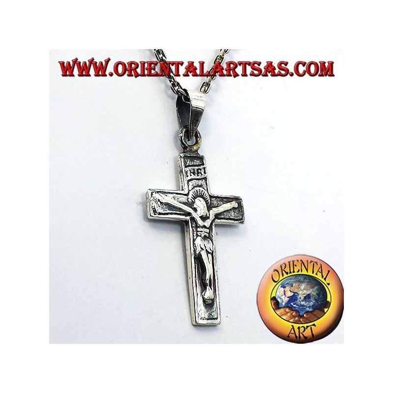 Pendentif crucifix, argent 925