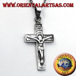 crucifix pendant, 925 silver