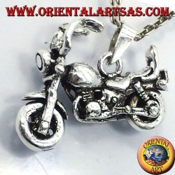 Royal Enfield Moto pendentif, argent 925