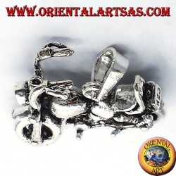 Royal Enfield Moto pendentif, argent 925
