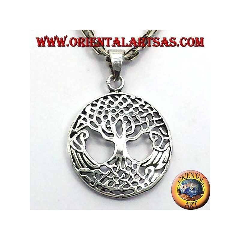 Arbre de vie pendentif argent