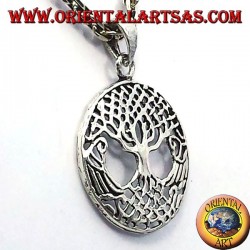 Arbre de vie pendentif argent