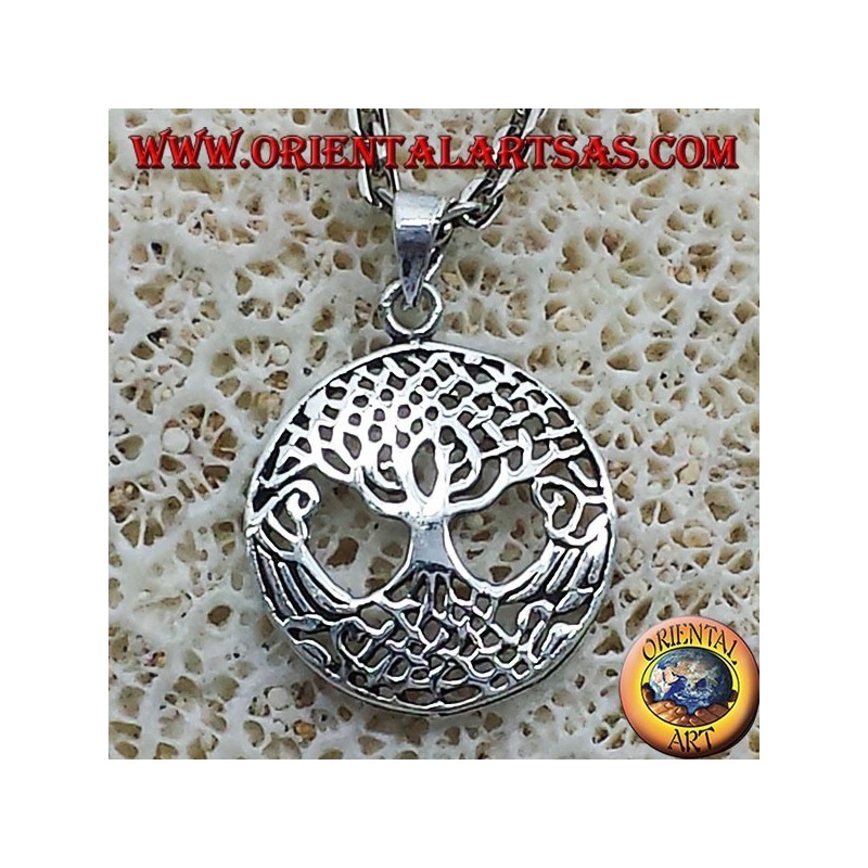 Arbre de vie pendentif argent