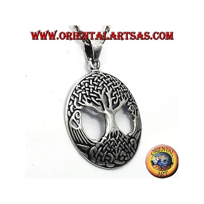 Tree of Life Pendentif grand argent