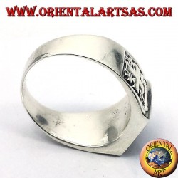 Bague Croix de Jérusalem avec Argent Onyx