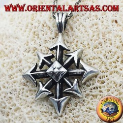 Chaos Pendentif étoile, argent, grand