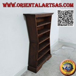 Estuche para CD de pino cóncavo con forma hexagonal (88 CD)