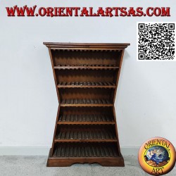 Estuche para CD de pino cóncavo con forma hexagonal (88 CD)