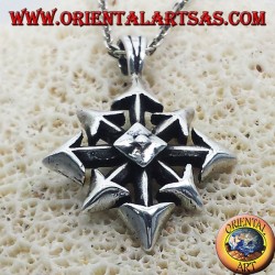 Chaos Pendentif étoile, argent, grand