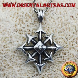 Chaos Pendentif étoile, argent, grand