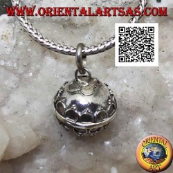 Silberanhänger "Call of the Angels" mit erhabenen Kreisen (Ø 13mm.)