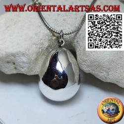Pendant in silver "call of the angels" in the shape of an egg