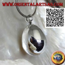 Anhänger in Silber "Ruf der Engel" in Form eines Eies