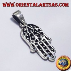 pendentif, main de Fatima, argent