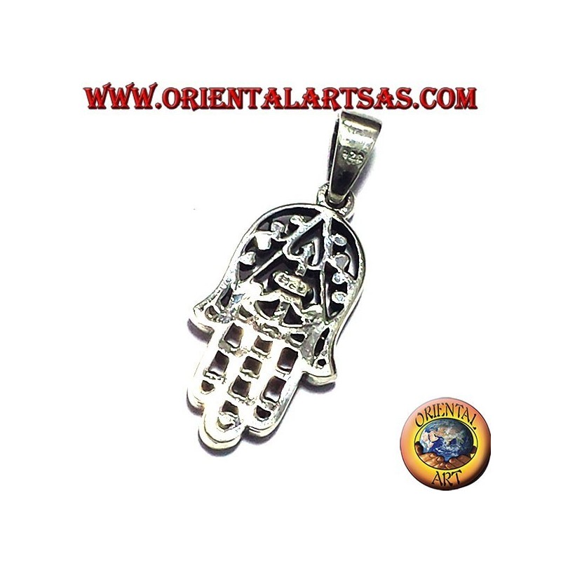 pendentif, main de Fatima, argent