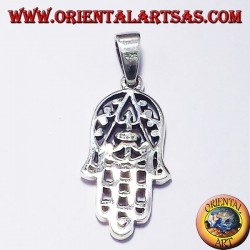 Anhänger, Hand von Fatima, Silber