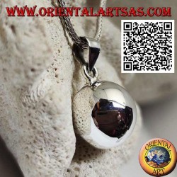 Pendentif "Call of the Angels" en argent simple et lisse (Ø 16mm.)