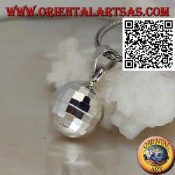 Pendentif en argent "Call Angels" avec des carrés spéculaires (Ø 13 mm.)