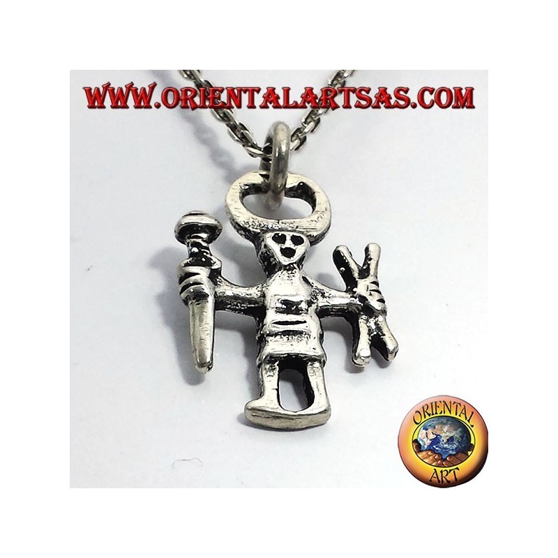 Odin pendentif en argent, Einherjar