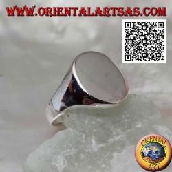 Silberner Phalanxring oder glatter Chevalier Pinky (Gravur auf Anfrage)