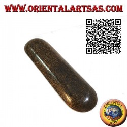 Pocket emptier, elongated oval tray in coconut wood