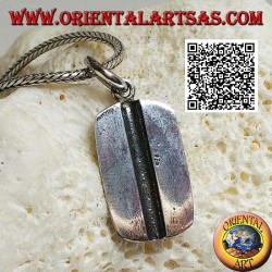 Silver pendant medal with dung beetle (Egyptian symbol of resurrection) in bas-relief