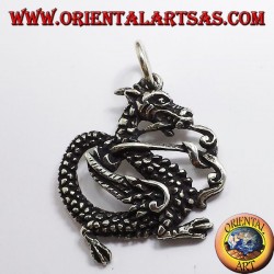 Dragon pendant, 925 silver