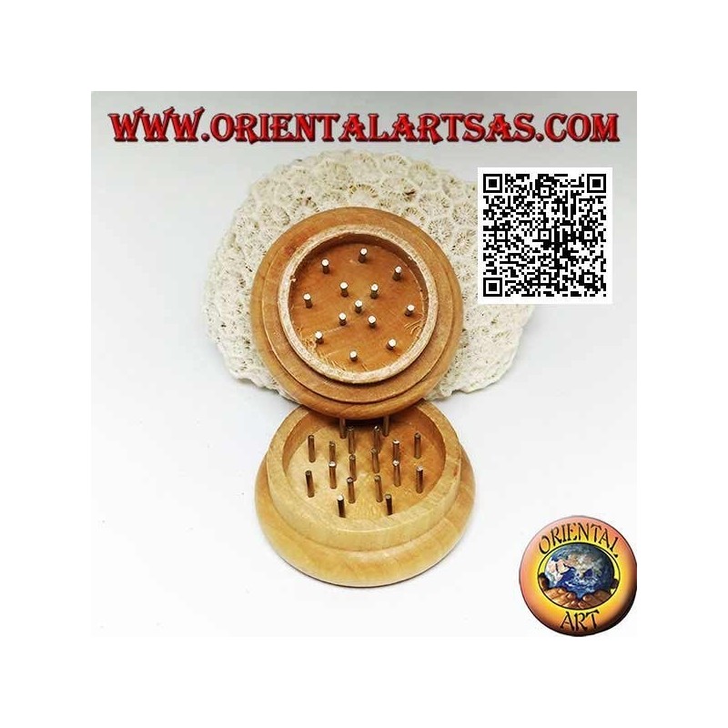 Moulin à tabac en bois de pin avec image de Bob Marley, 5 cm Ø (1)