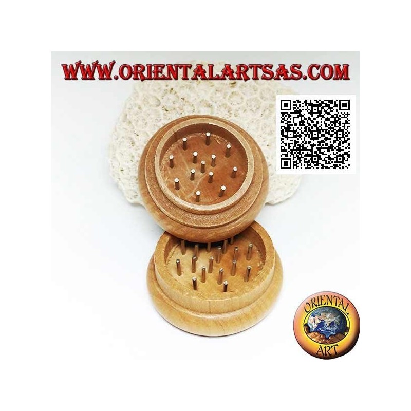 Grinder tritatabacco in legno di pino con immagine di Bob Marley, da 5 cm Ø (4)