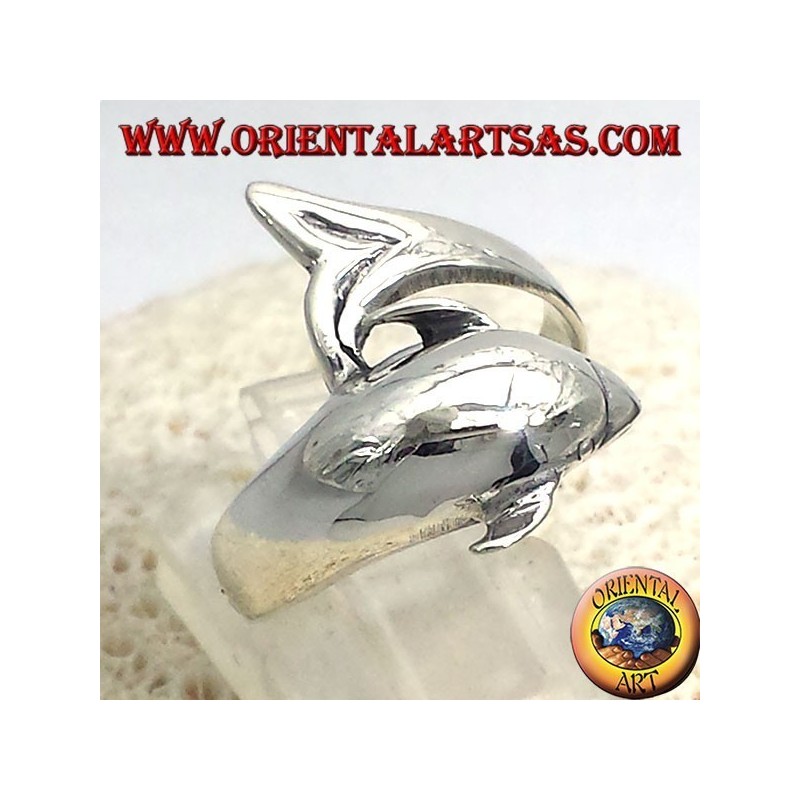 Dolphin Ring aus Sterlingsilber