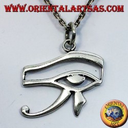 silver pendant eye of Horus and Eye of Ra