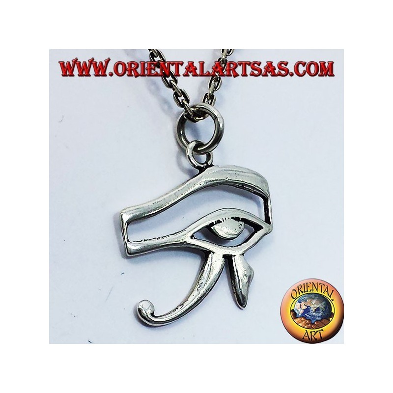 ciondolo in argento occhio di Horus o occhio di Ra