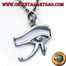 silver pendant eye of Horus and Eye of Ra