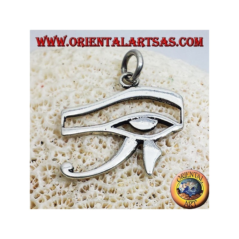 ciondolo in argento occhio di Horus o occhio di Ra