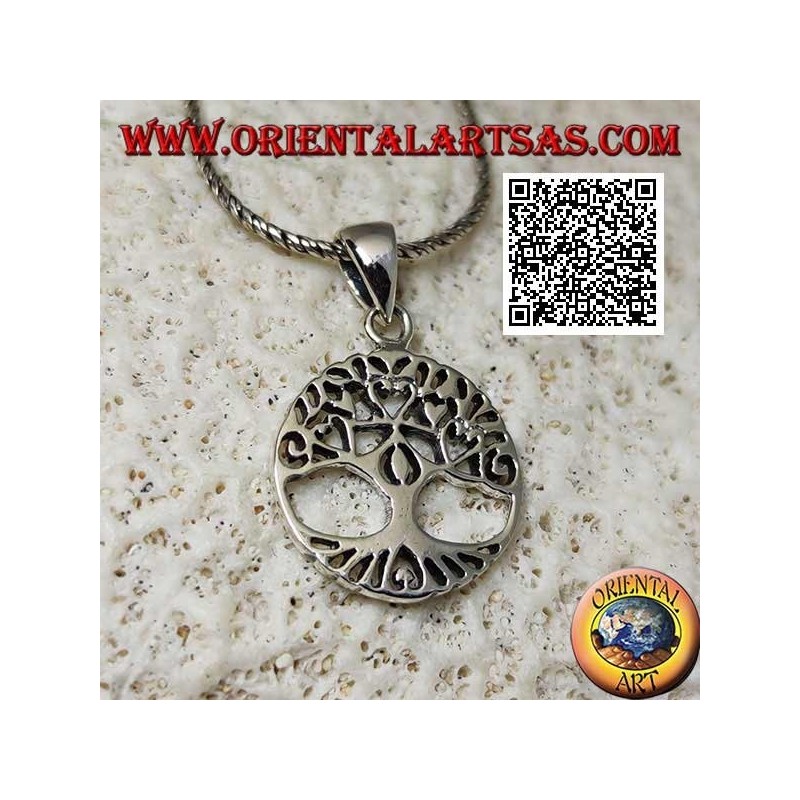 Pendentif en argent Yggdrasil ou arbre de vie, un outil pour retrouver son identité