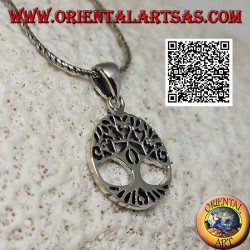 Colgante de plata yggdrasil o árbol de la vida, una herramienta para recuperar la identidad.