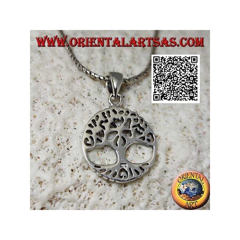 Yggdrasil silver pendant or tree of life, a tool for regaining one's identity