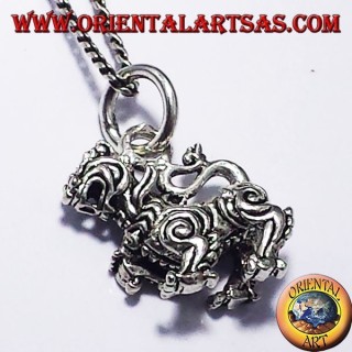 Ciondolo Singha Thai Leone in argento