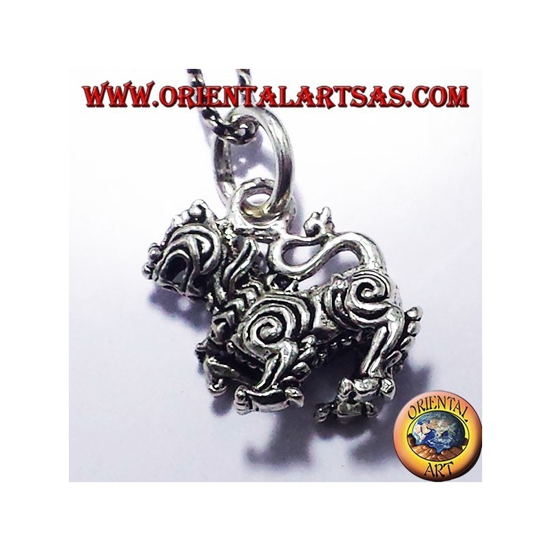 Pendentif Thai Singha (Lion), argent