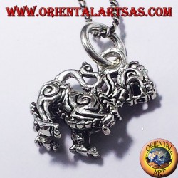 Pendentif Thai Singha (Lion), argent