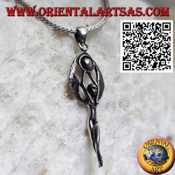 Silver pendant, Celtic goddess of fairies and the sun
