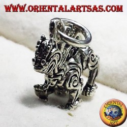 Pendentif Thai Singha (Lion), argent