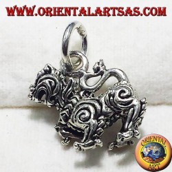 Pendentif Thai Singha (Lion), argent