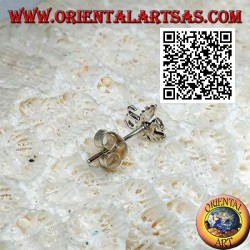 Mini boucle d'oreille en argent, "Tanninim" le dragon des mers